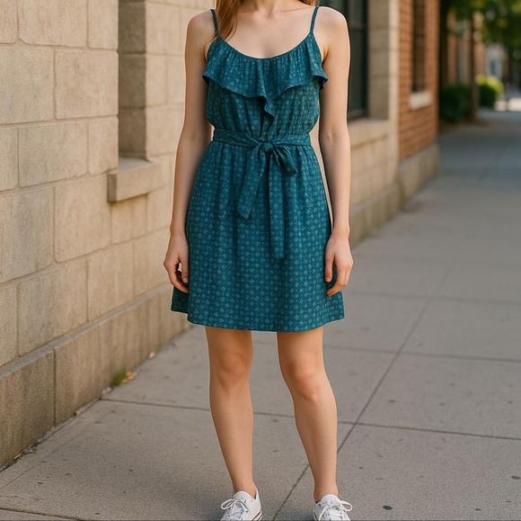 GAP Dresses & Skirts - GAP Elegant Blue Patterned Dress